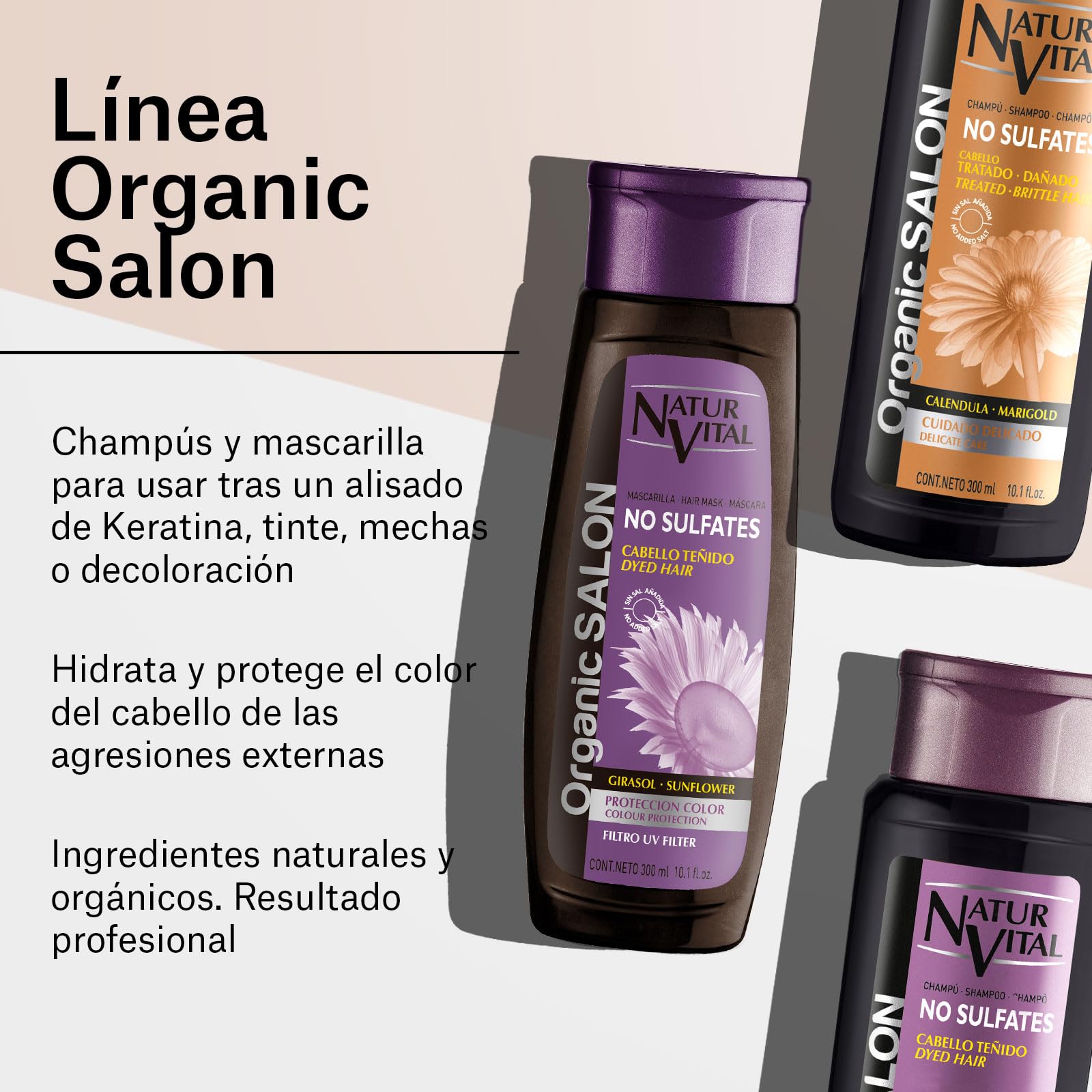 Amazon.com : Natur Vital Organic Salon Color Protection Shampoo
